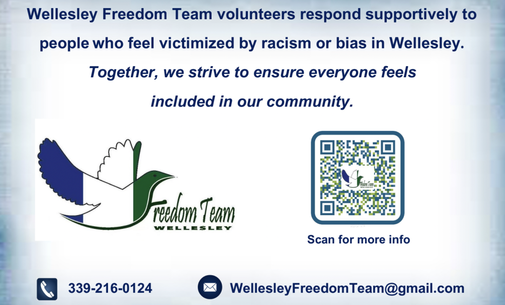 Wellesley Freedom Team renews awareness efforts The Swellesley Report