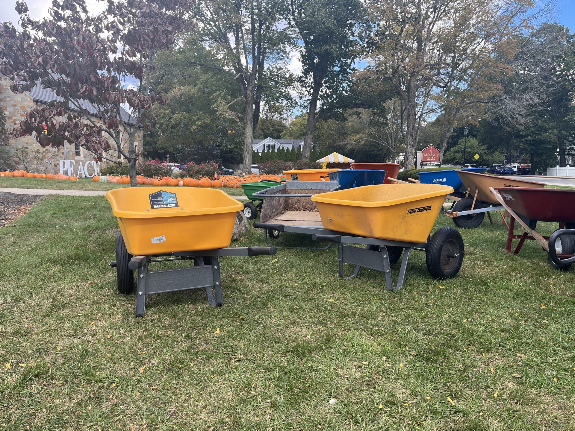 Wellesley Hills Congregational Church pumpkin patch