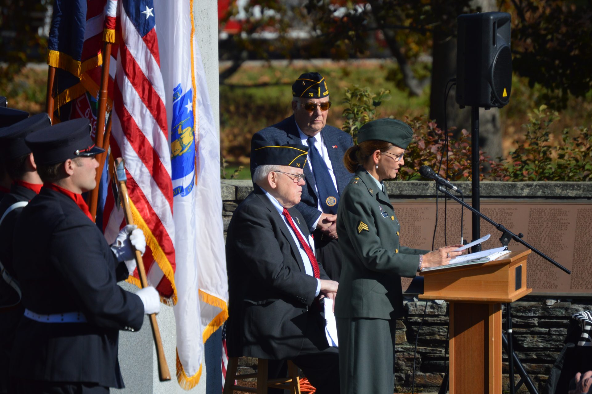 Wellesley Veterans Day ceremony