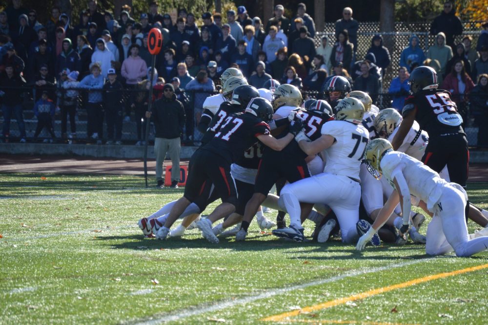Wellesley Needham football pile