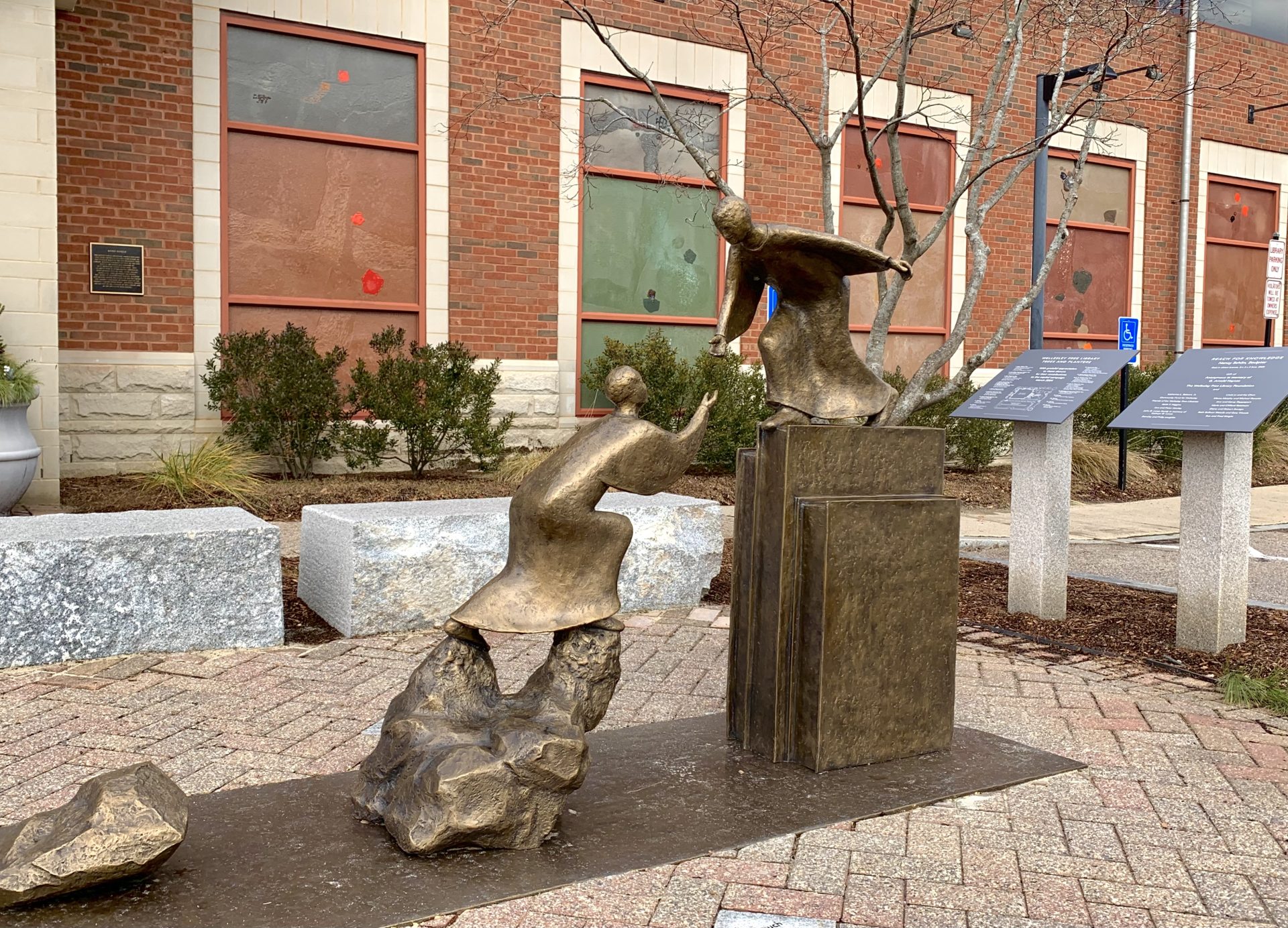 Wellesley Free Library, Reach for Knowledge, Nancy Schon