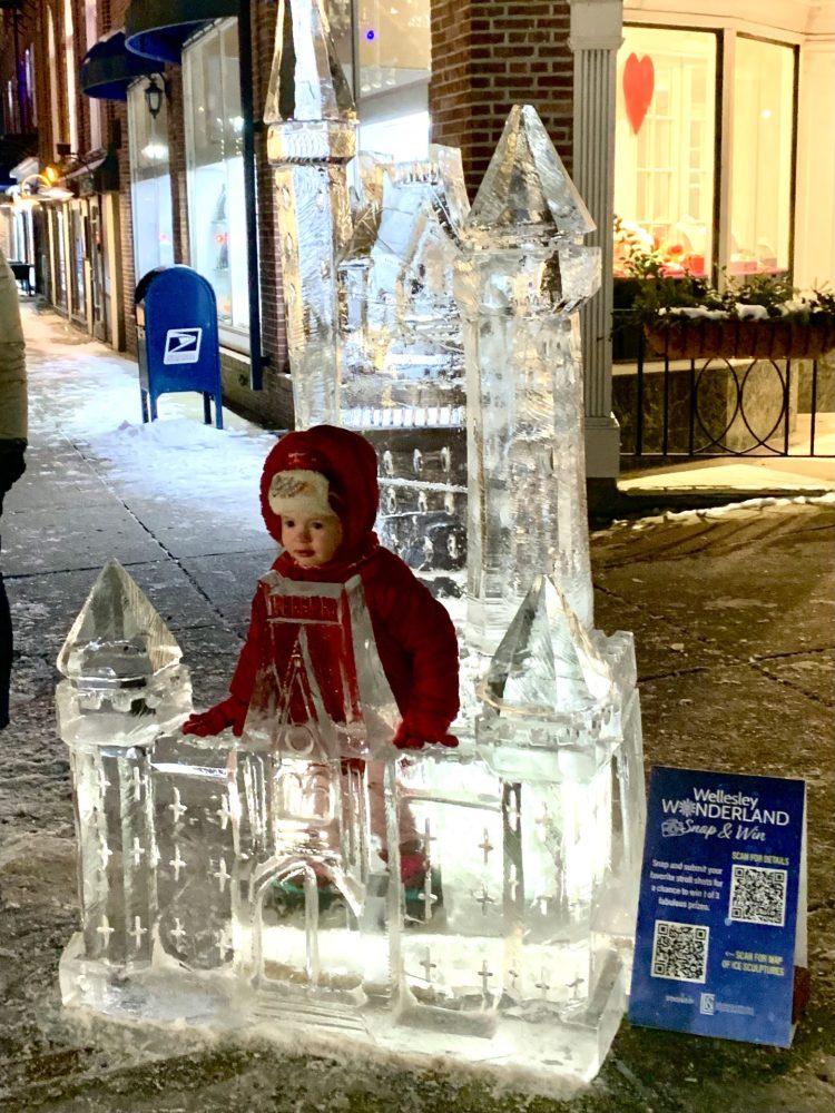 Wellesley, Ice Sculpture Stroll, castle
