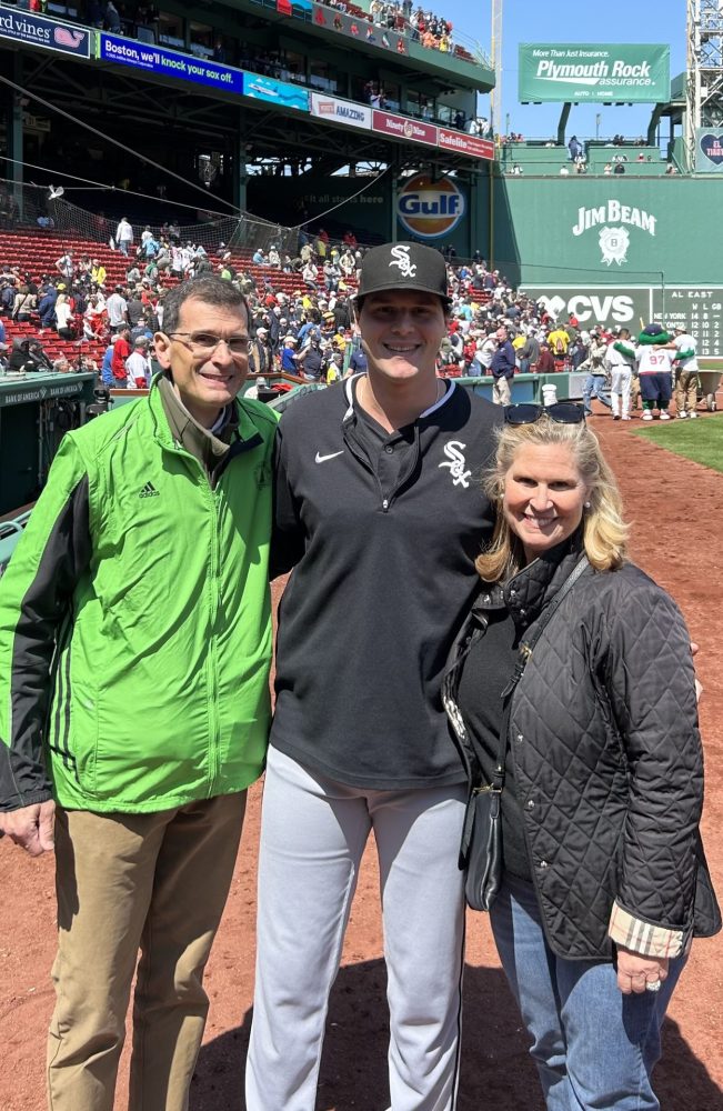 Mike Vasil and family fenway