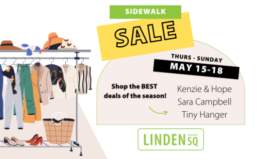 Linden Square, Wellesley, Sidewalk Sale ad