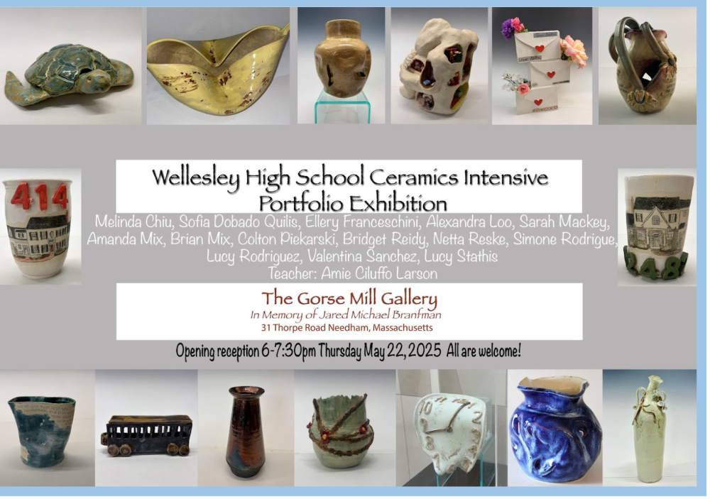 Wellesley High School, ceramics