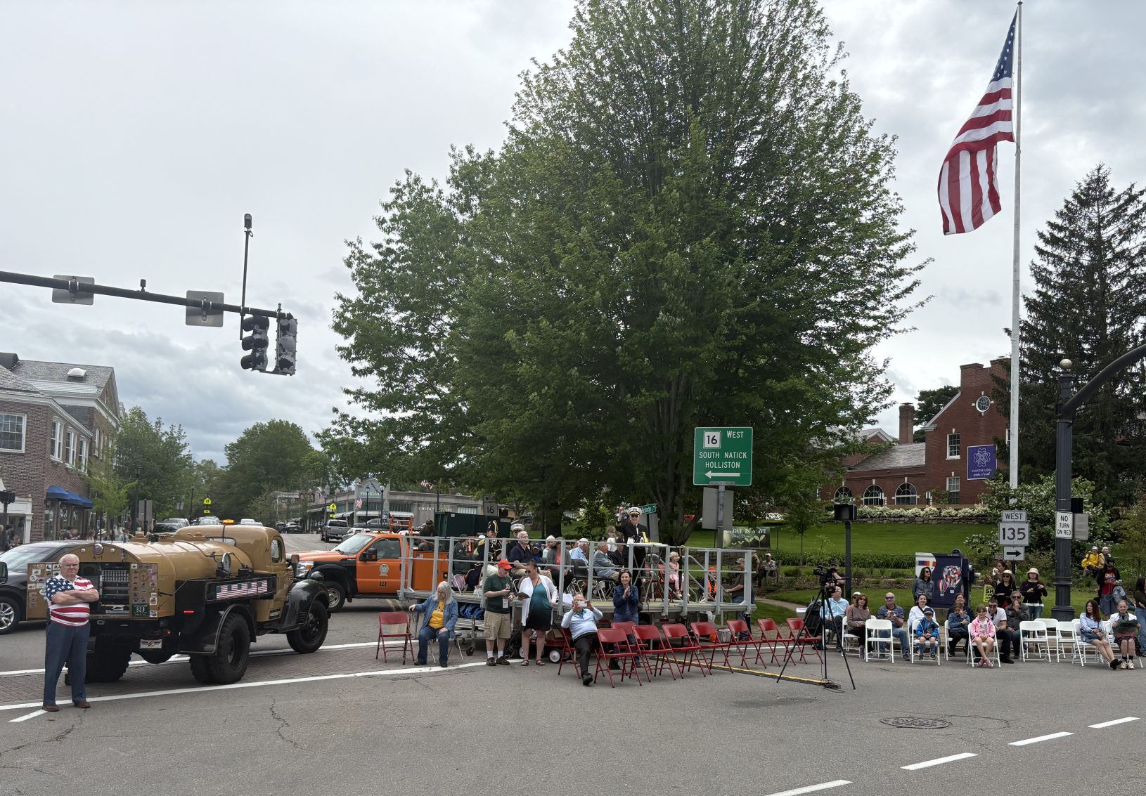 Wellesley Veterans Parade POV