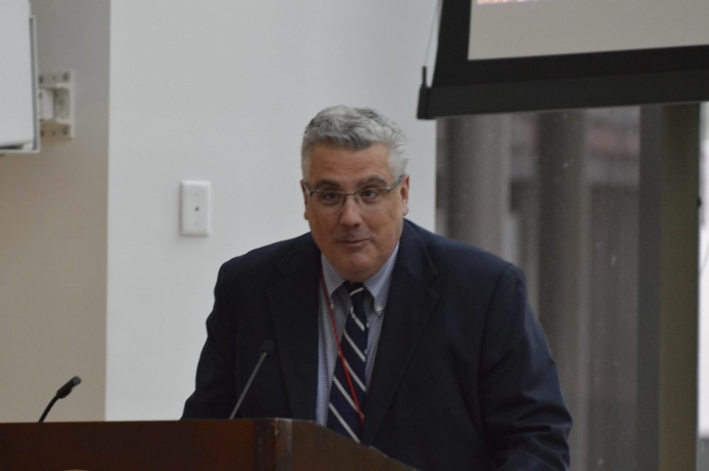Dr. David Lussier at chair ceremony 2025