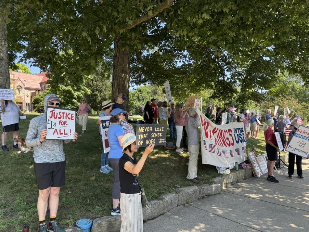 rage against regime rally 