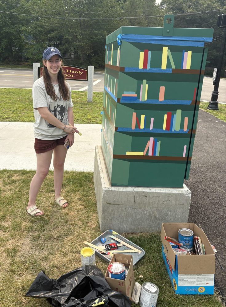 Meg Shea traffic box painting hardy