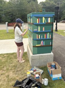 Meg Shea traffic box painting hardy