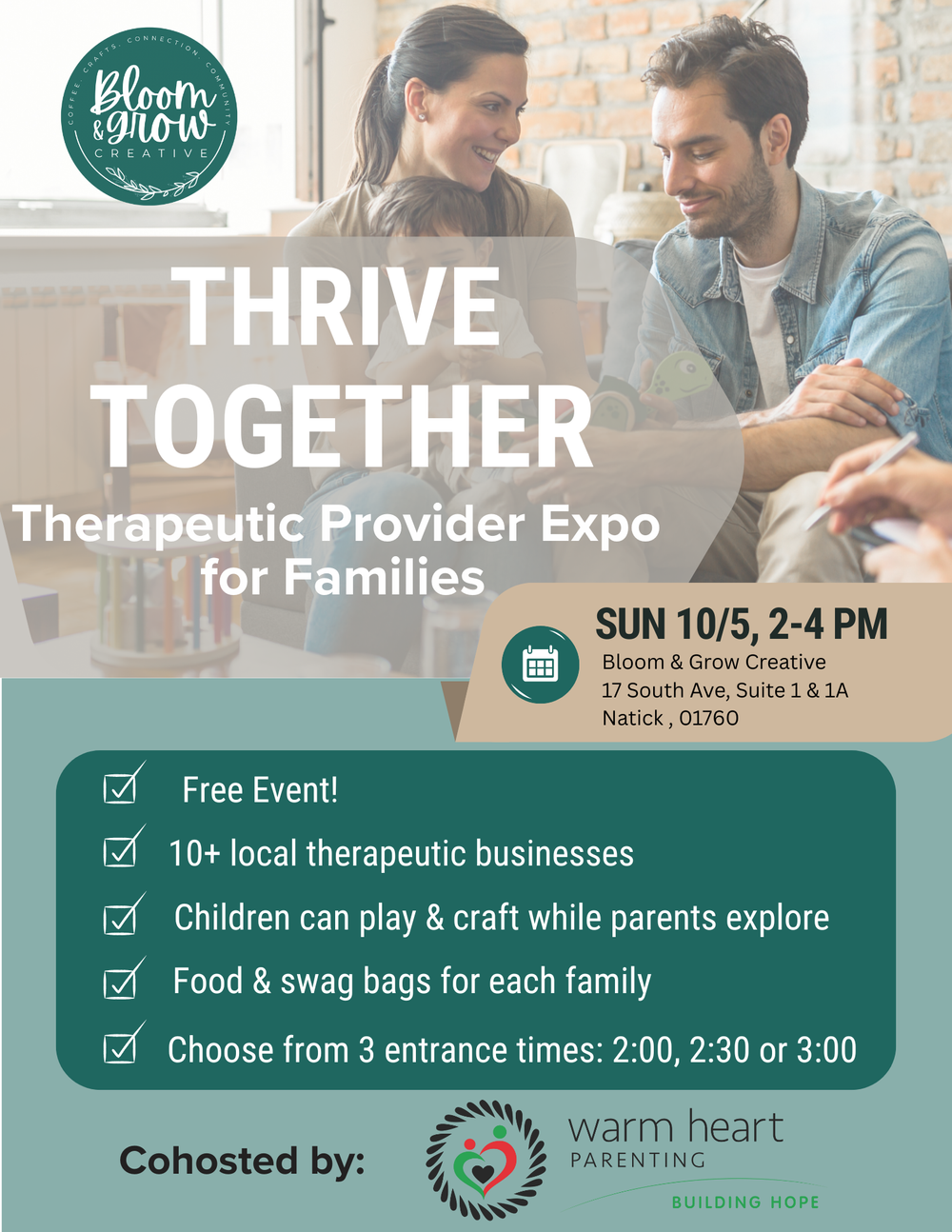 Bloom and Grow, event, Natick