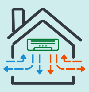 Heat pump icon, Wellesley