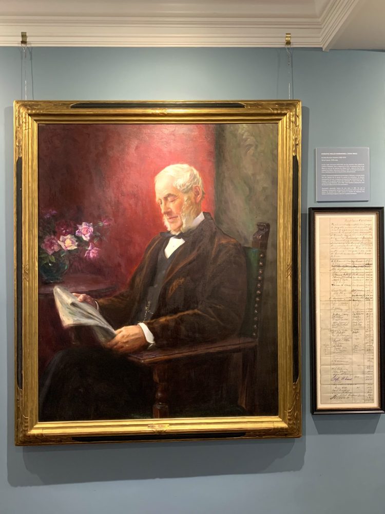 Wellesley History & Exhibit Center, Horatio Hunnewell portrait