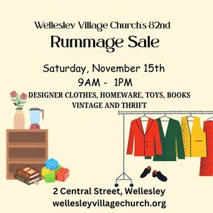 Wellesley Village Church, Rummage Sale