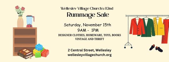 Wellesley Village Church, Rummage Sale