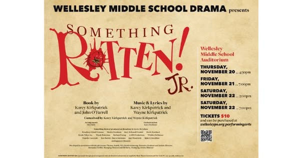 Wellesley arts: Something Rotten! Jr., Frozen KIDS and Legally Blonde ...