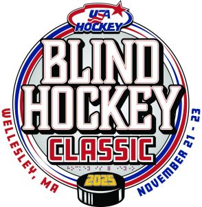 blind hockey classic logo