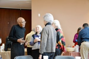 J.R. Harris at MLK Jr. Day event at Tishman Commons, Wellesley College