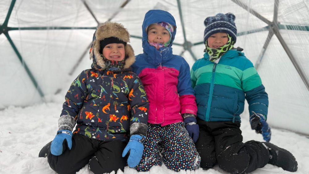 Igloo from big snowstorm 