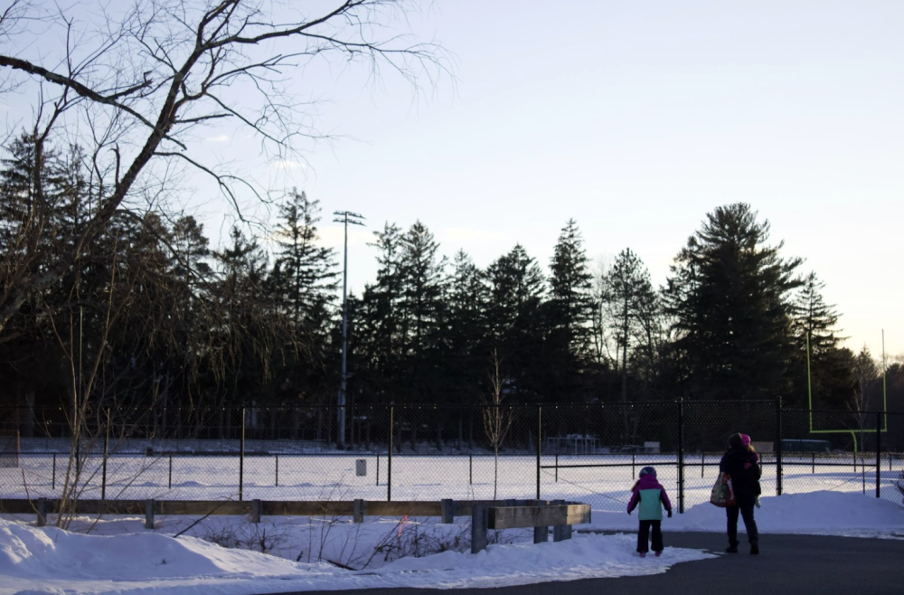 outdoor skating rink