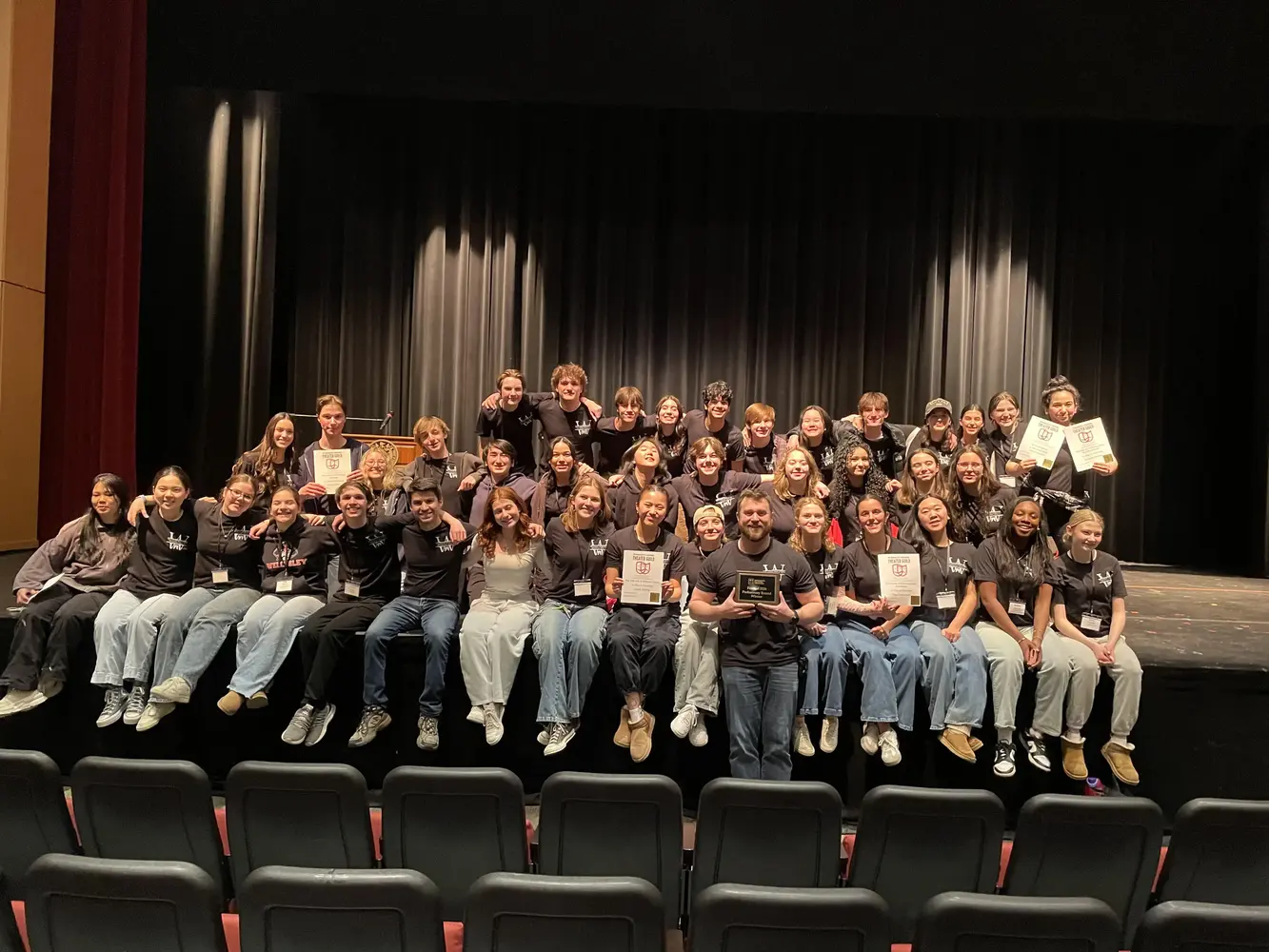 Wellesley High School drama group