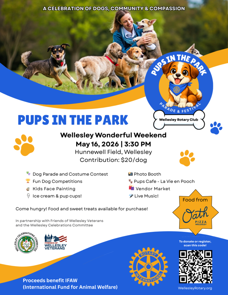 Wellesley Rotary, Pups in the Park