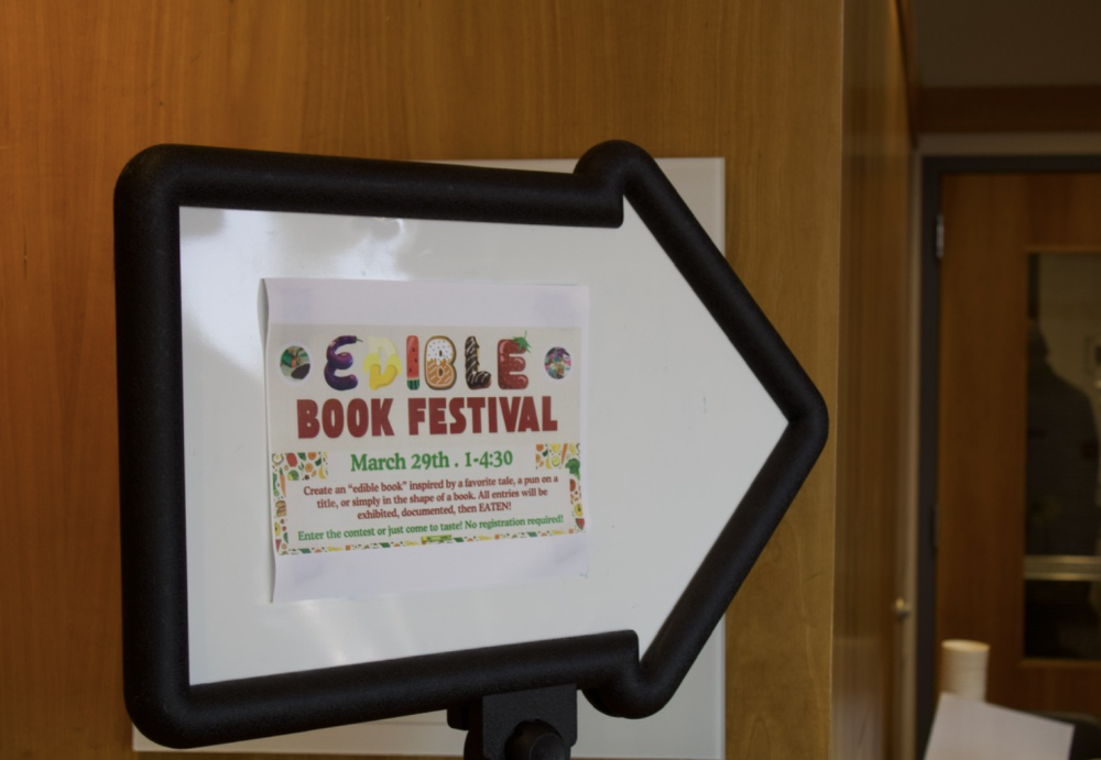 Edible Book Festival sign
