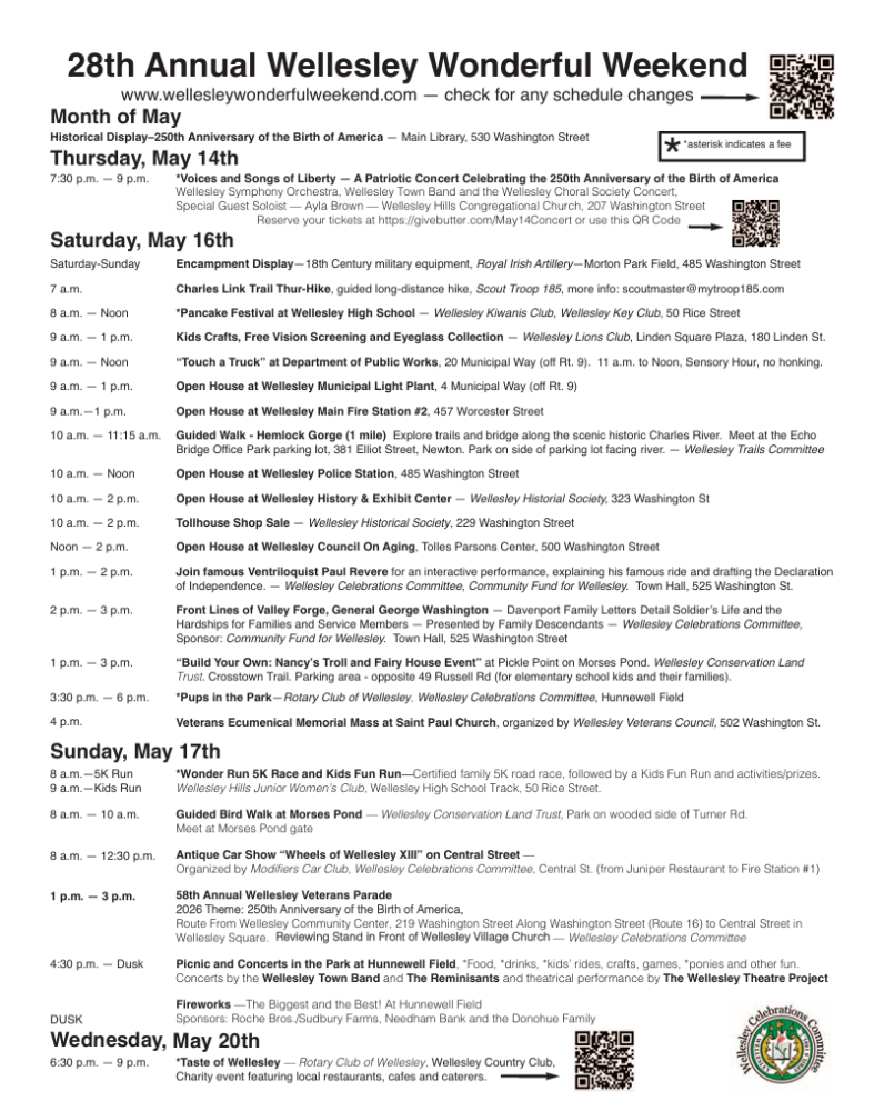 WWW Updated Schedule