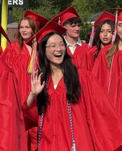 Wellesley HS 2026, Stephanie Xia, co-valedictorian.