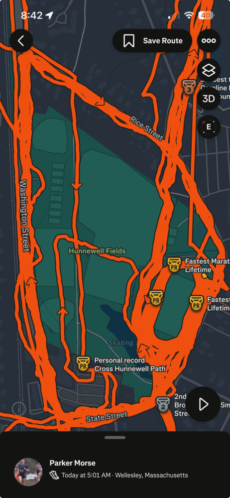 Parker Morse run