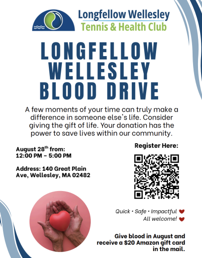 longfellow 2026 blood drive