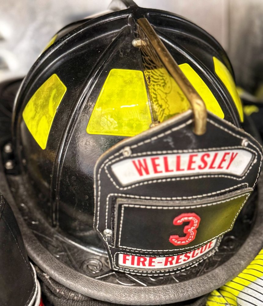 Detail of Fireman’s Helmet (by S Camuti)