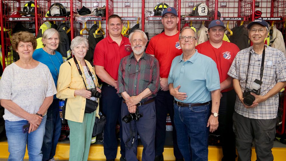 COA photography club at Wellesley Fire Department