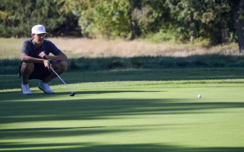 Tyler Mock, boys golf, Nehoiden Wellesley High