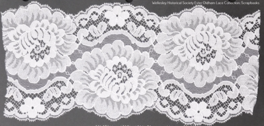 Samples from Esther Oldham Lace Collection, held by the Wellesley Historical Society